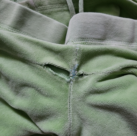Juicy Couture Tracksuit Lime Green Velour Set  Authentic *RARE* - Picture 8 of 8